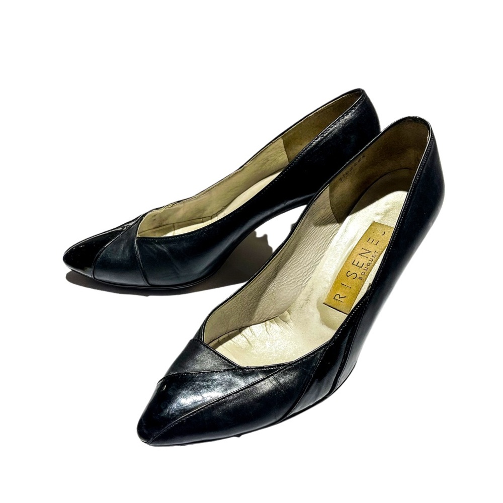 Risene Boutique Black leather high heel size 6.5